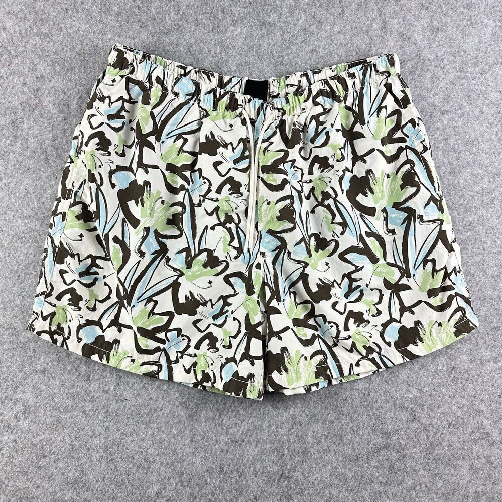 Lckr Sunnyside Swim Shorts Mens XL Geometric Nylon Mesh Lined Pockets Stretch 5"